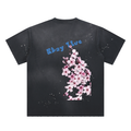 Hand-Frayed Sunfade Paint Splatter T-Shirt